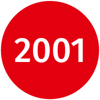 Jahreszahl 2001
